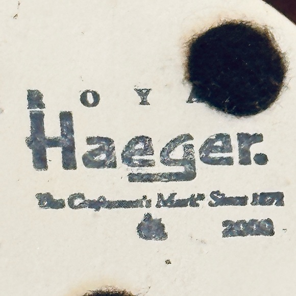 🌟HP🌟VTG 2000 Royal Haeger Soft Blue Matte Speckled Pottery Neoclassical Vase - Picture 5 of 8